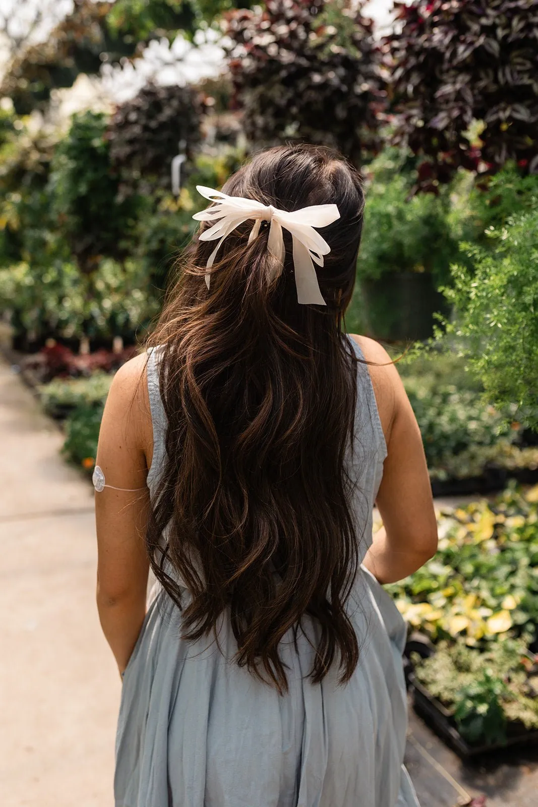 Sheer Bow Banana Claw Clip Andi