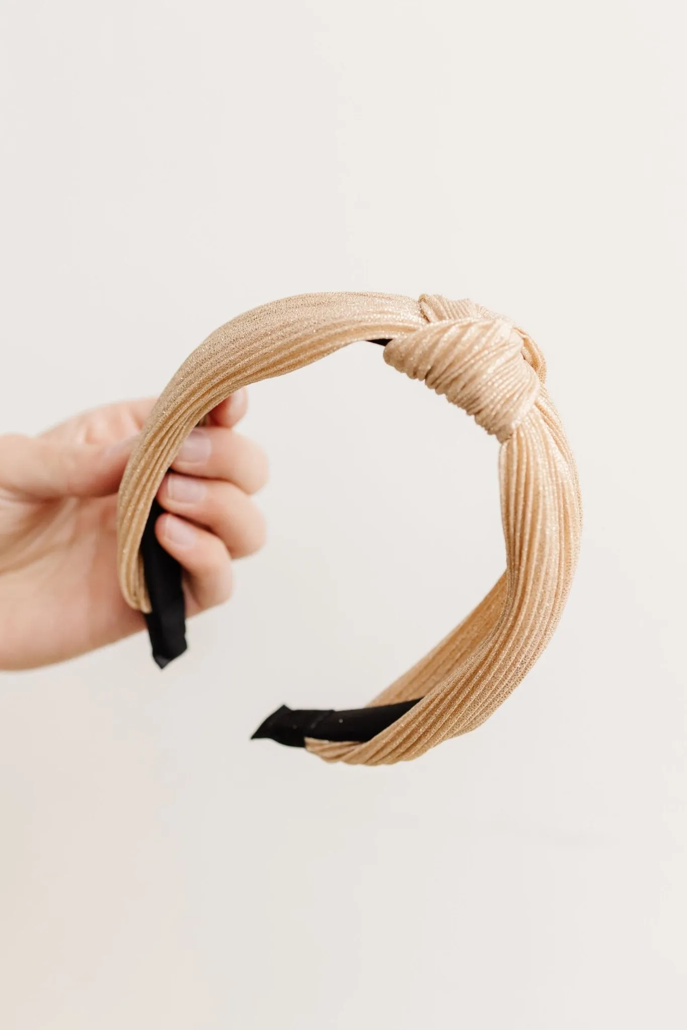 Shimmer Pleated Headband Andi