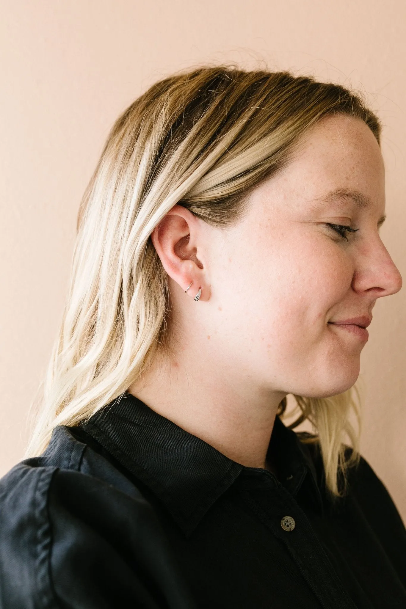 Silver Double Hoop Dupes Andi