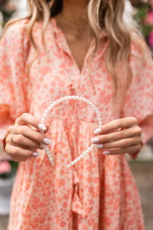 Simple Pearl Headband Andi