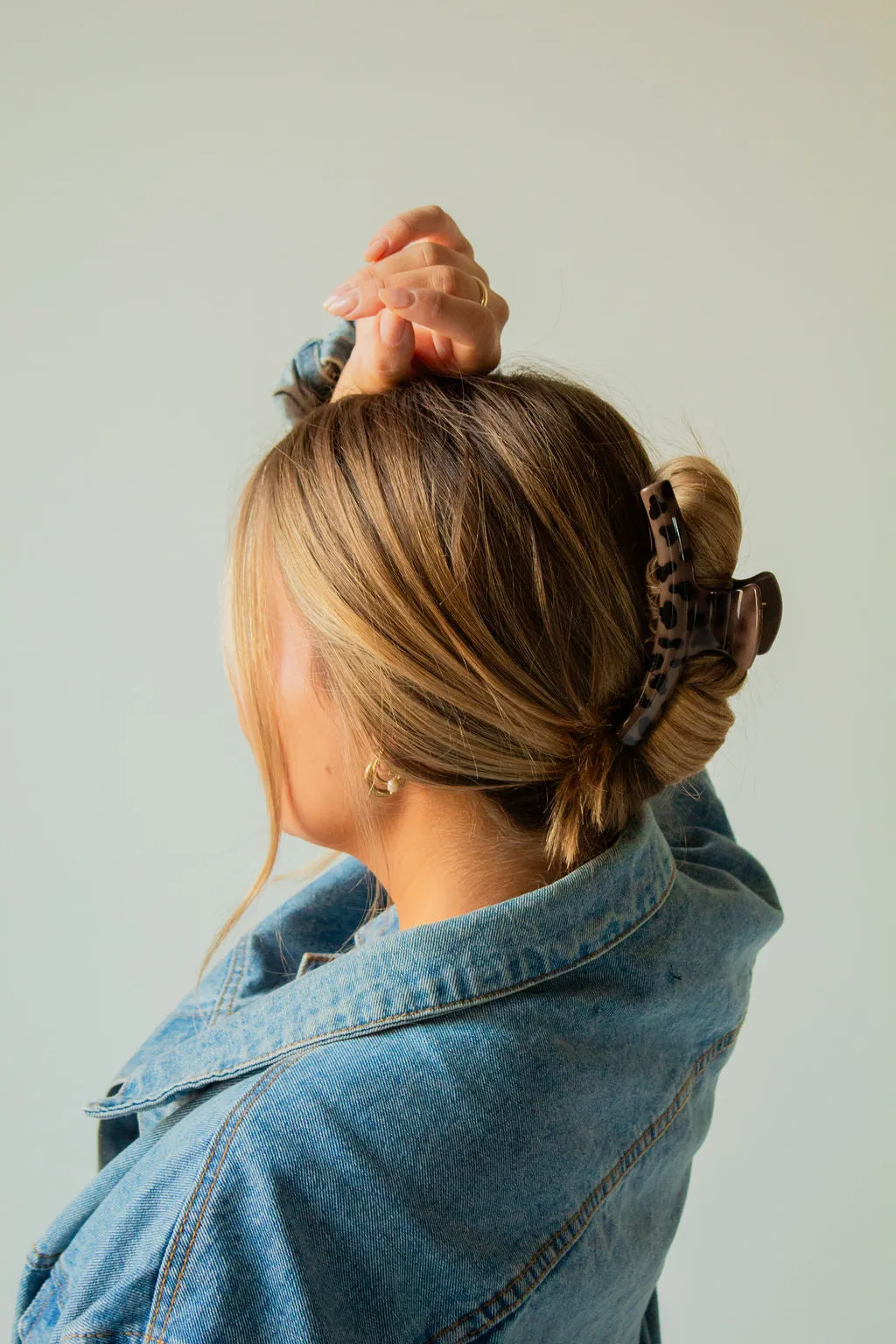 Skinny Leopard Claw Clip Andi