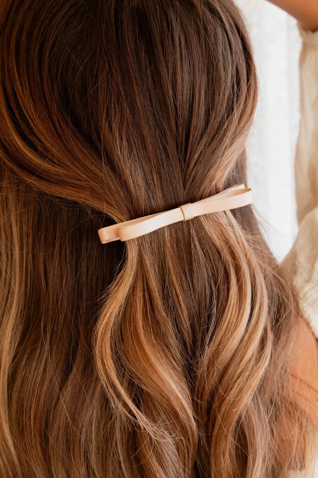 Skinny Loop Bow Barrette Andi