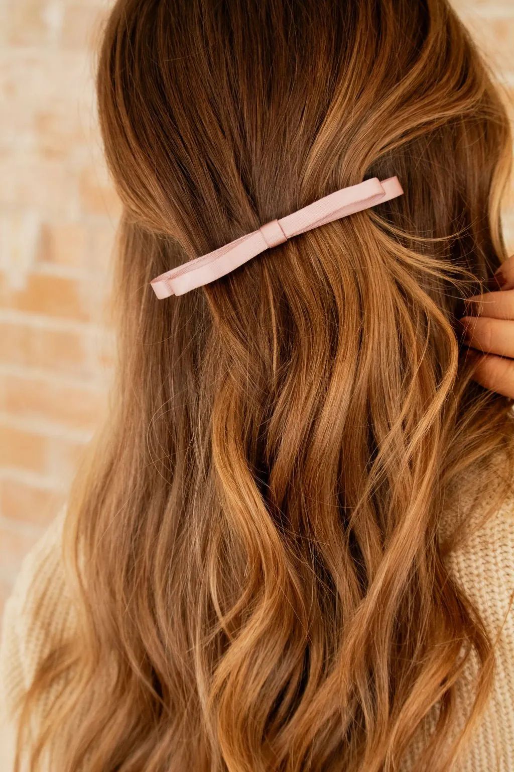 Skinny Loop Bow Barrette Andi