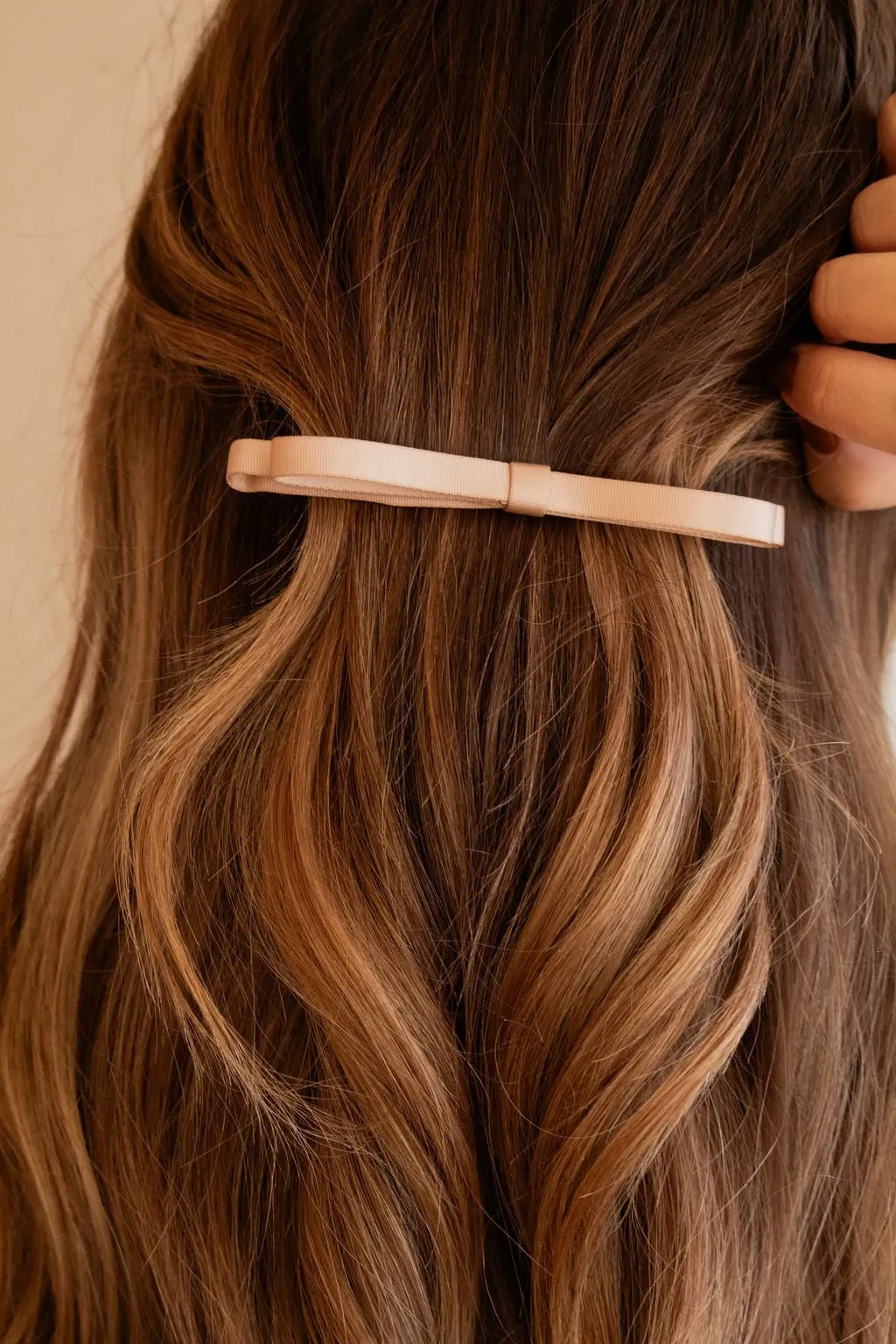 Skinny Loop Bow Barrette Andi