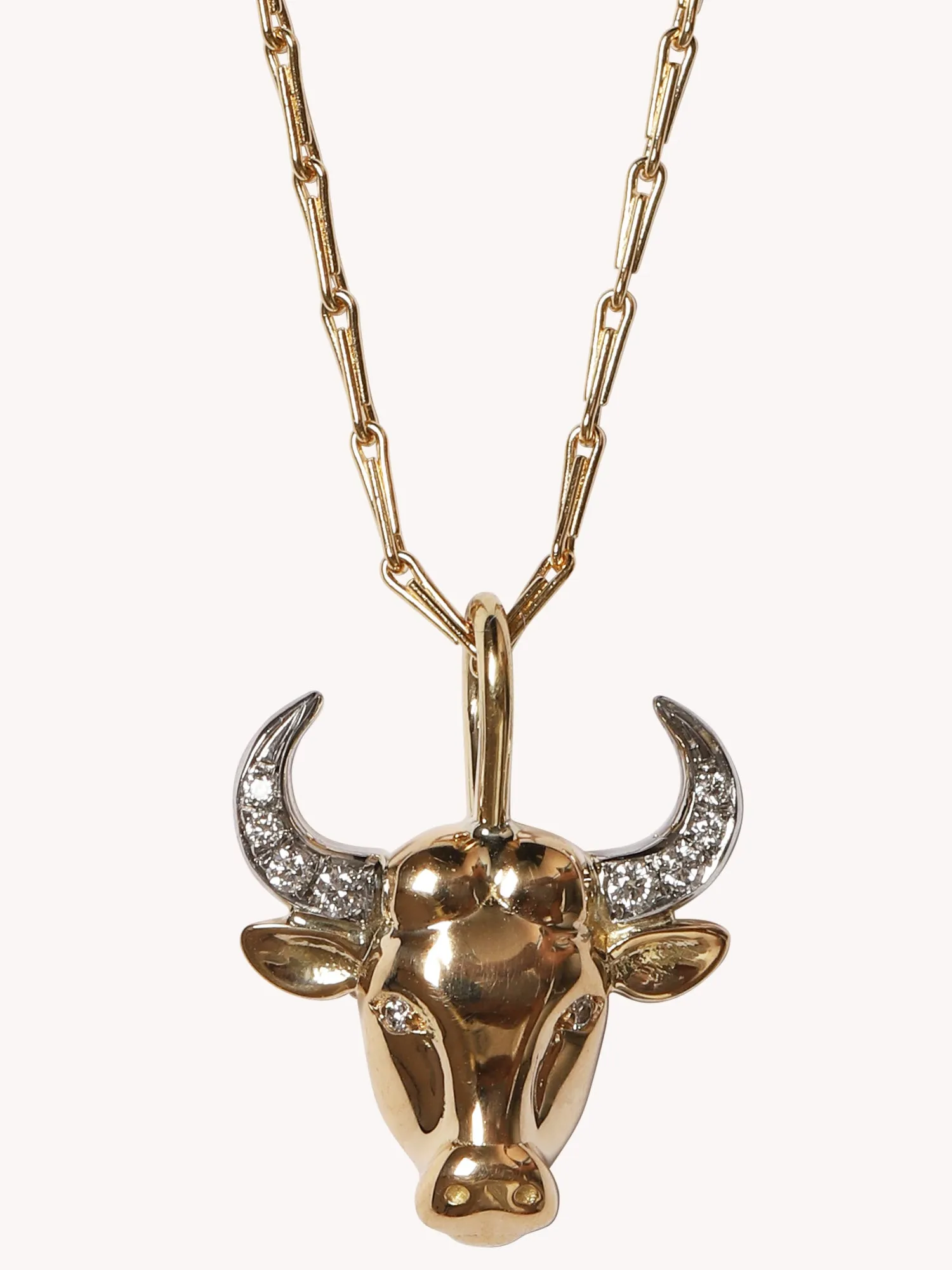 SMALL TAURUS ZODIAC NECKLACE