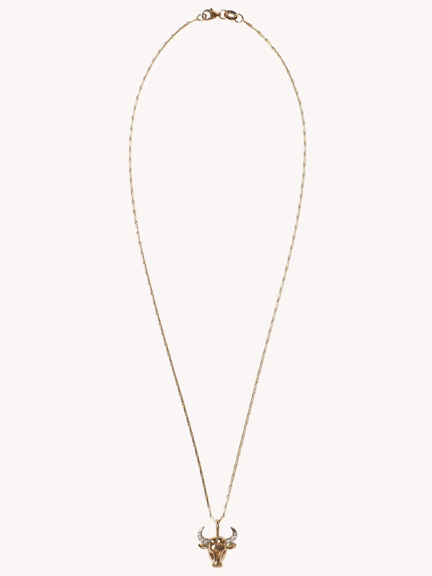 SMALL TAURUS ZODIAC NECKLACE