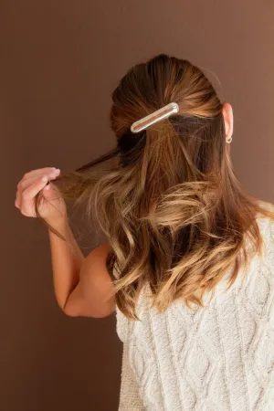 Smooth Metal Barrette Andi