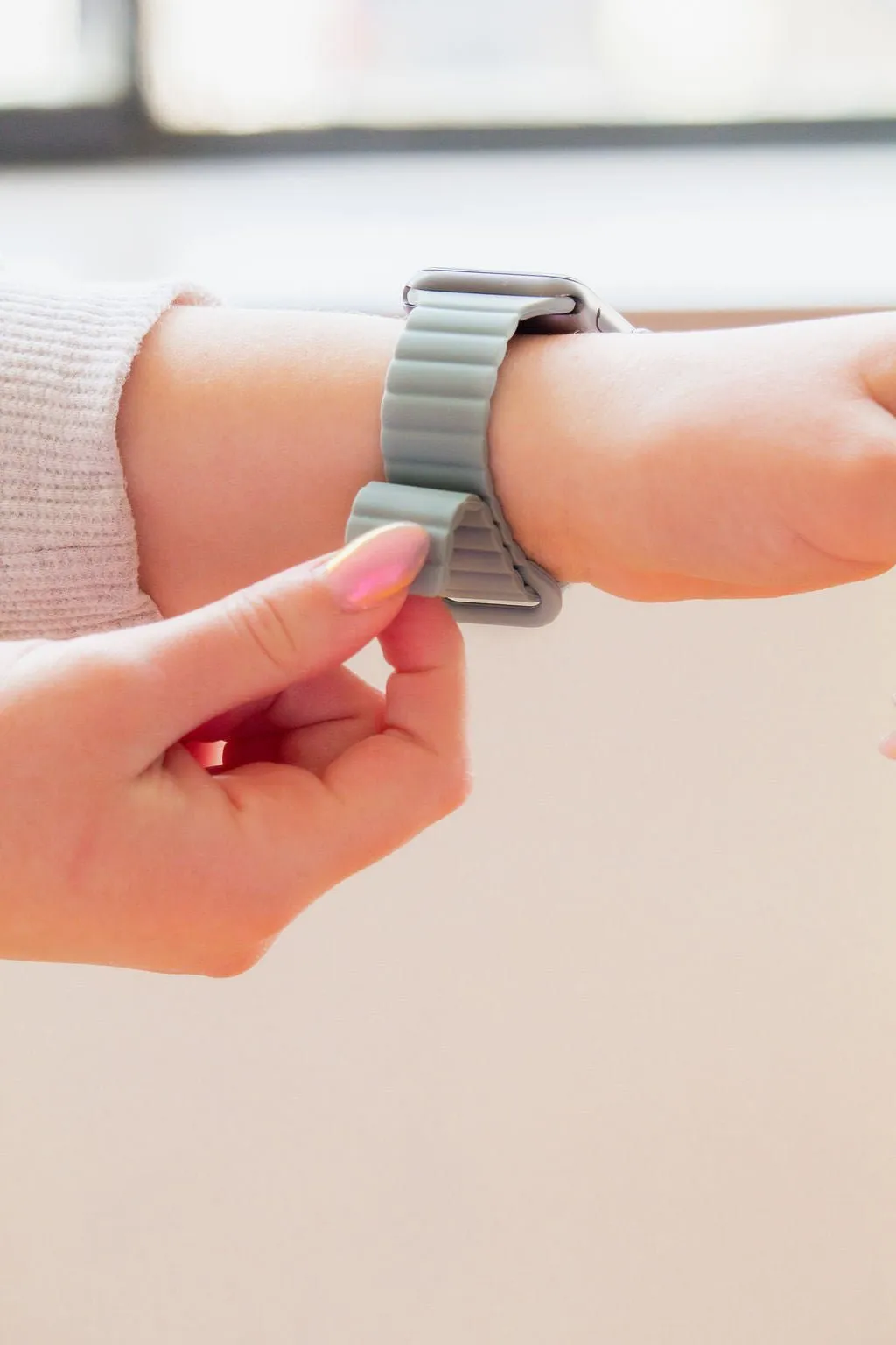 Soft Sage Magnetic Loop Watch Band Andi