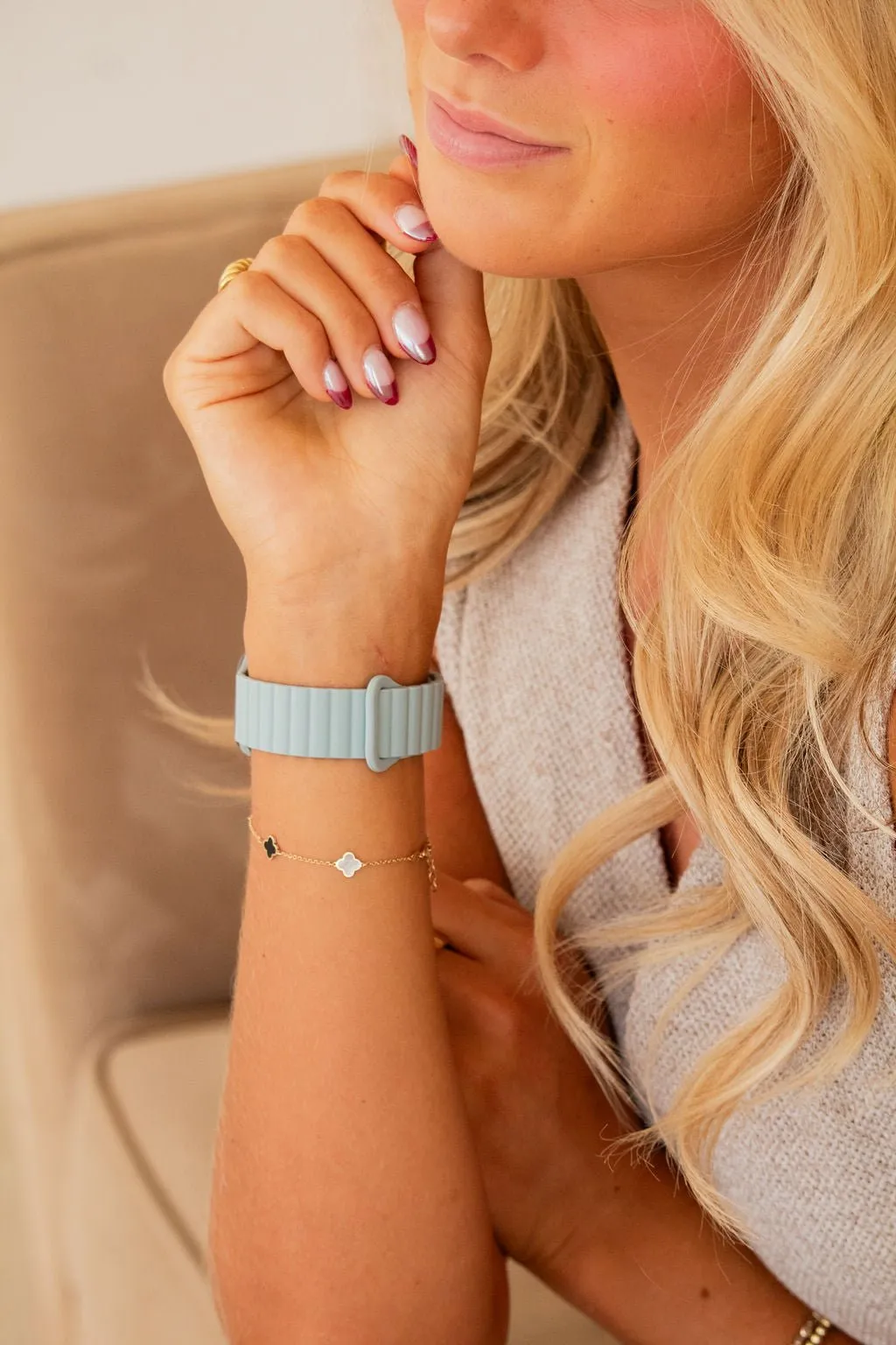 Soft Sage Magnetic Loop Watch Band Andi