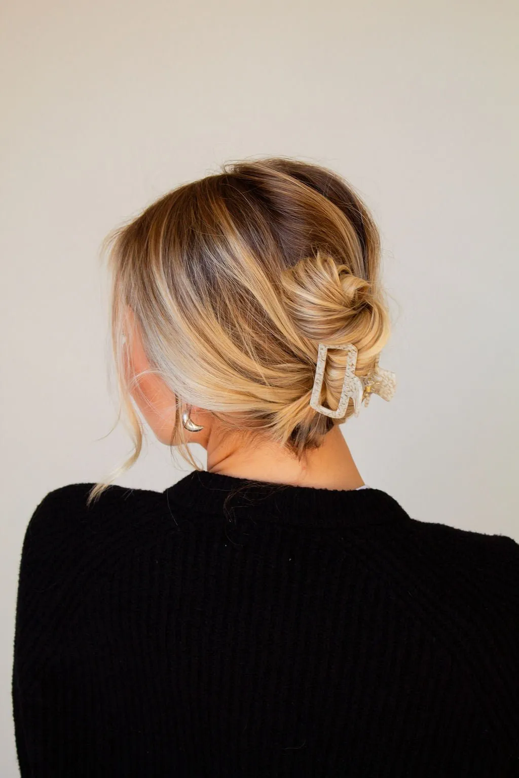 Speckled Rectangle Claw Clip Andi
