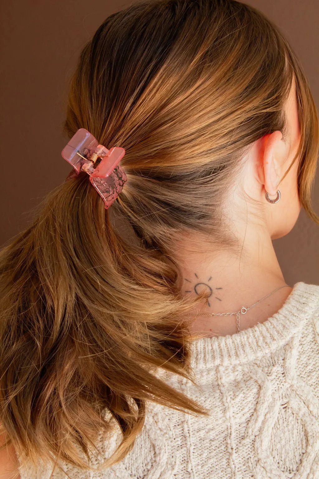 Splatter Ponytail Claw Clip Andi
