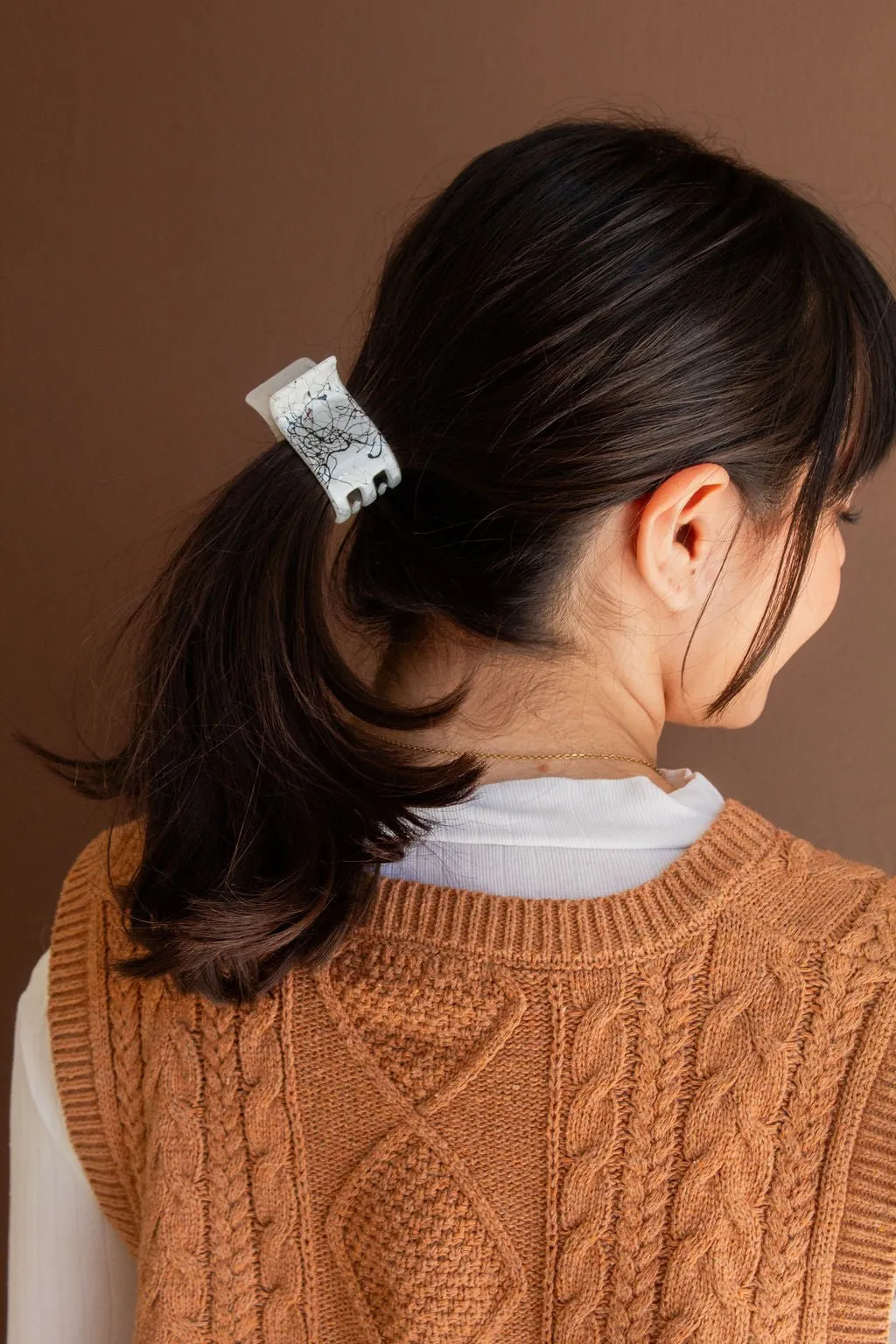 Splatter Ponytail Claw Clip Andi