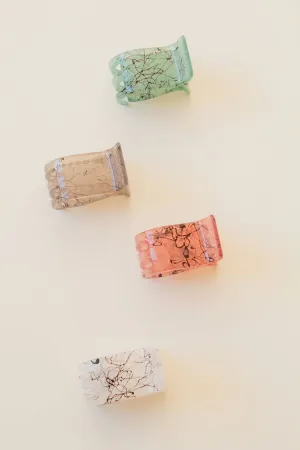 Splatter Ponytail Claw Clip Andi