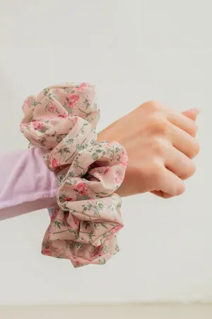 Spring Flowers Jumbo Scrunchie Andi