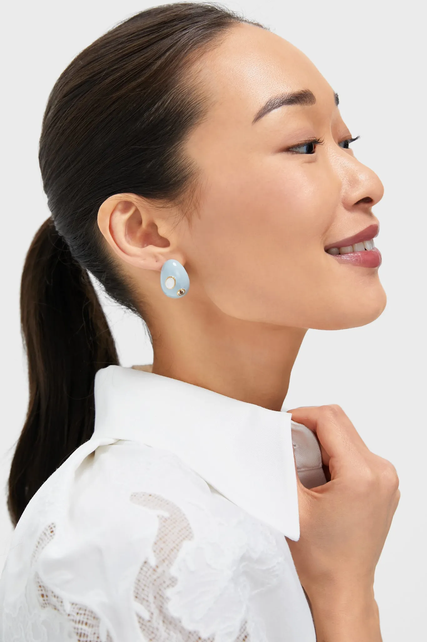 Studded Mist Mini Arp Earrings