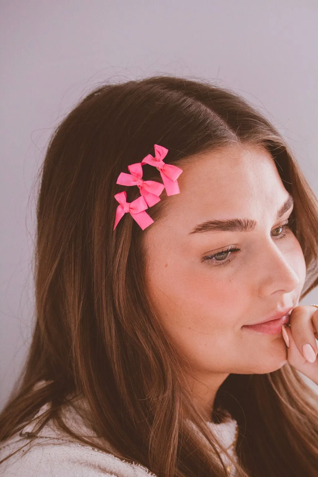 Teeny Satin Bows 3-Pack Andi