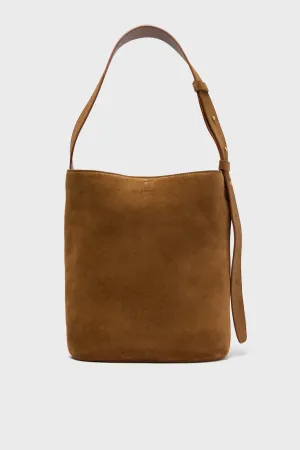 The Maple Brown Suede Norma Tote