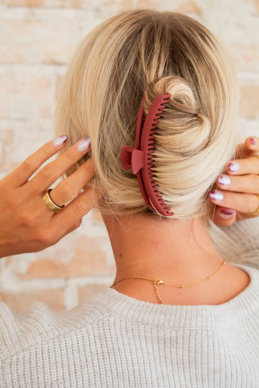 Thick Hair French Twist Claw Clip Andi