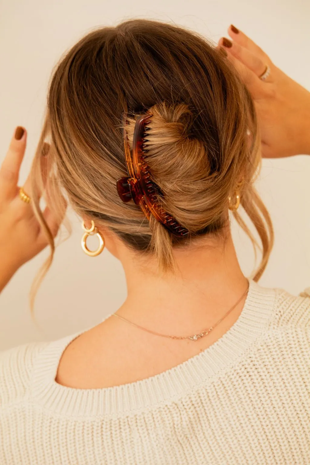 Thick Hair French Twist Claw Clip Andi