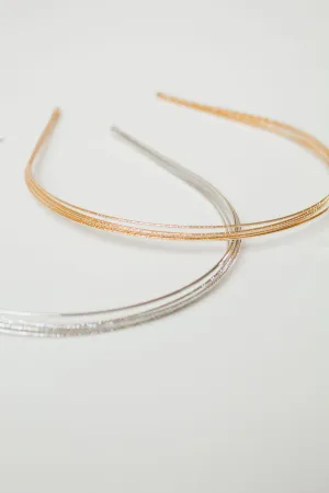 Thin Metal Headband Andi