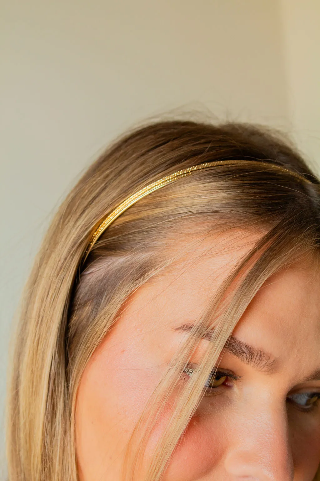 Thin Metal Headband Andi