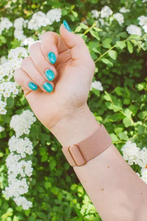 Toasted Rose Adjustable Elastic Watch Band Andi