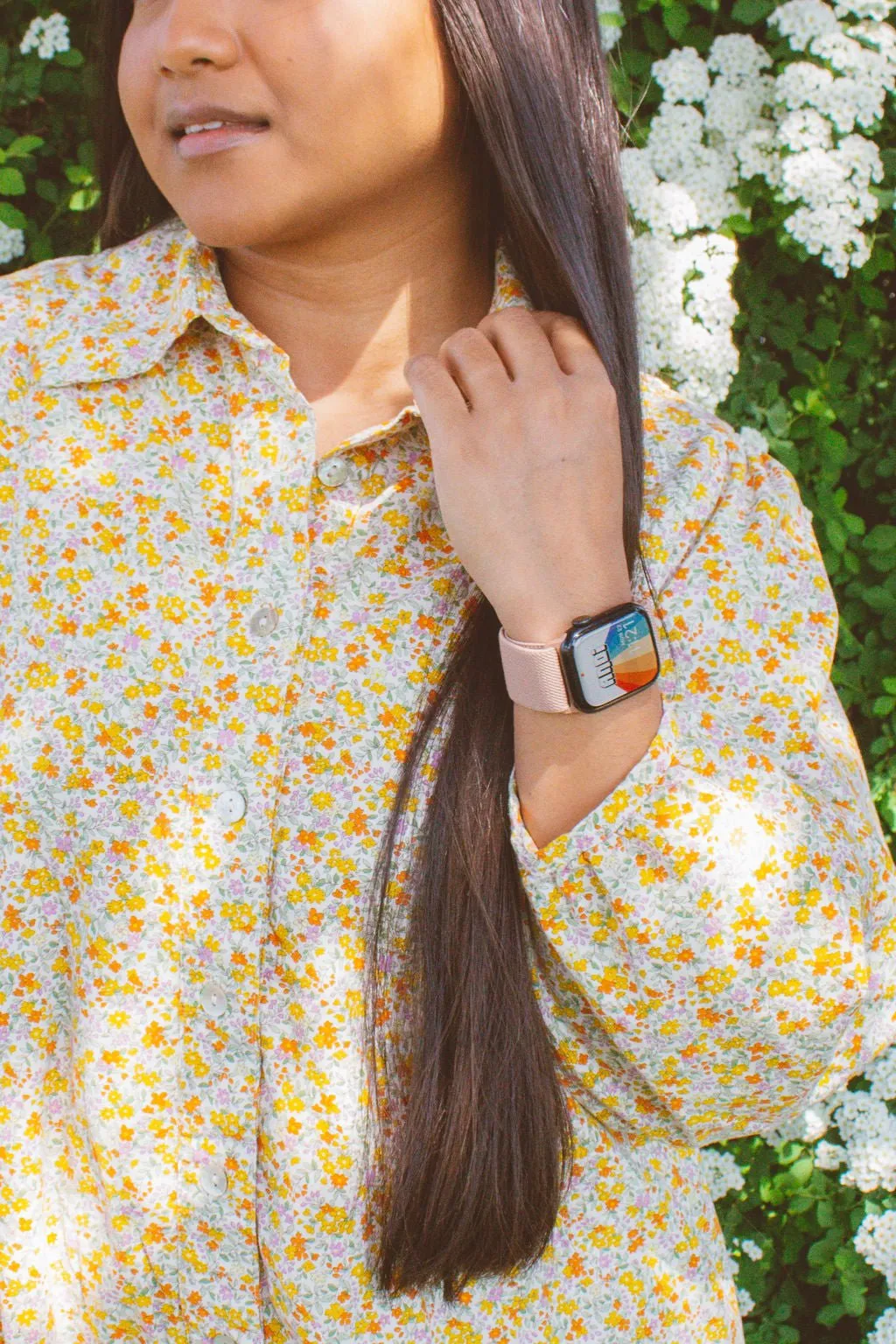 Toasted Rose Adjustable Elastic Watch Band Andi