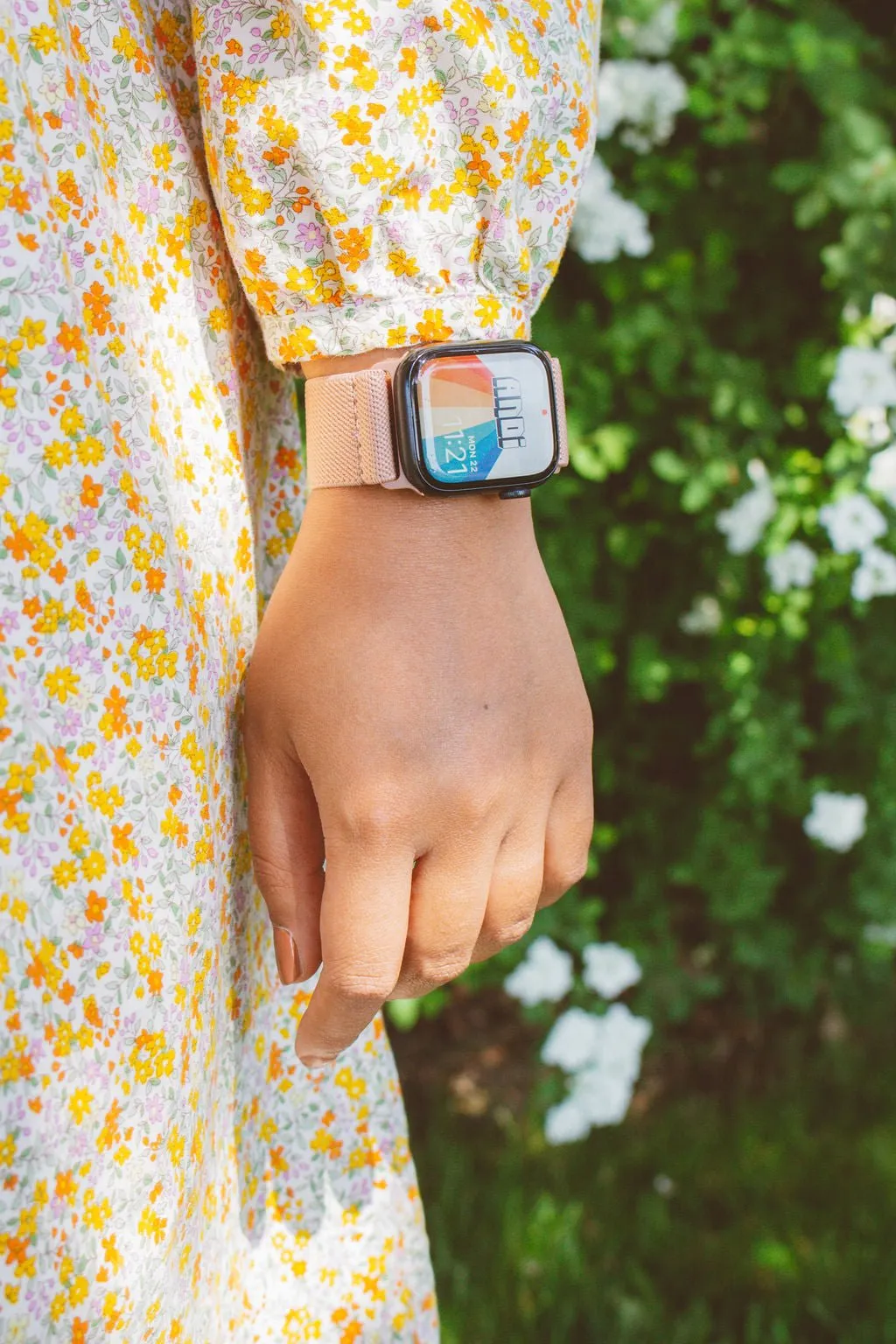 Toasted Rose Adjustable Elastic Watch Band Andi