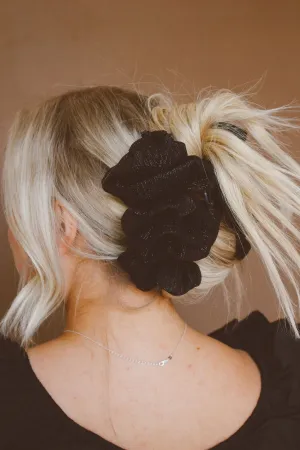 Twinkle Black Bow Claw Clip Andi