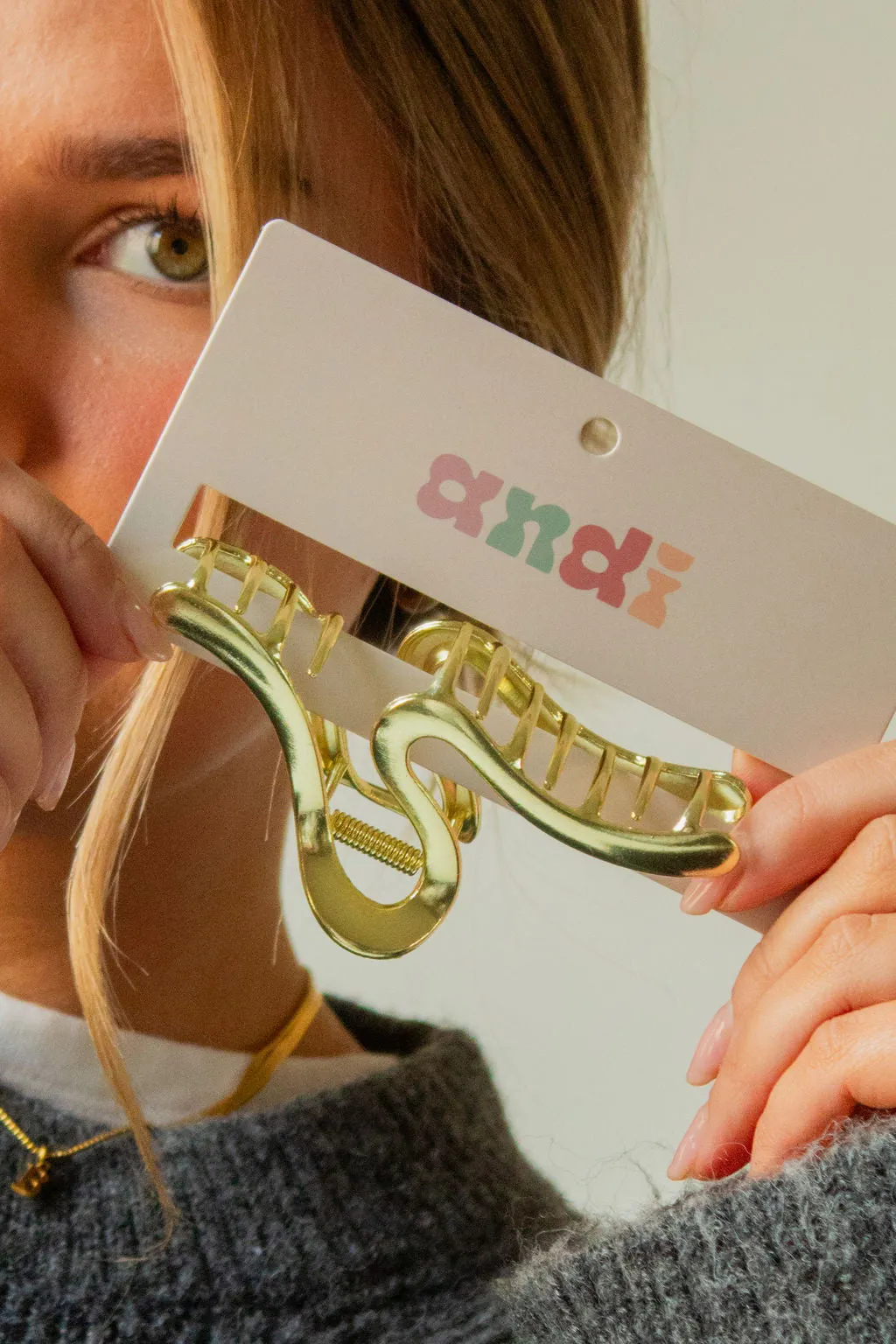 Twirly Claw Clip Andi