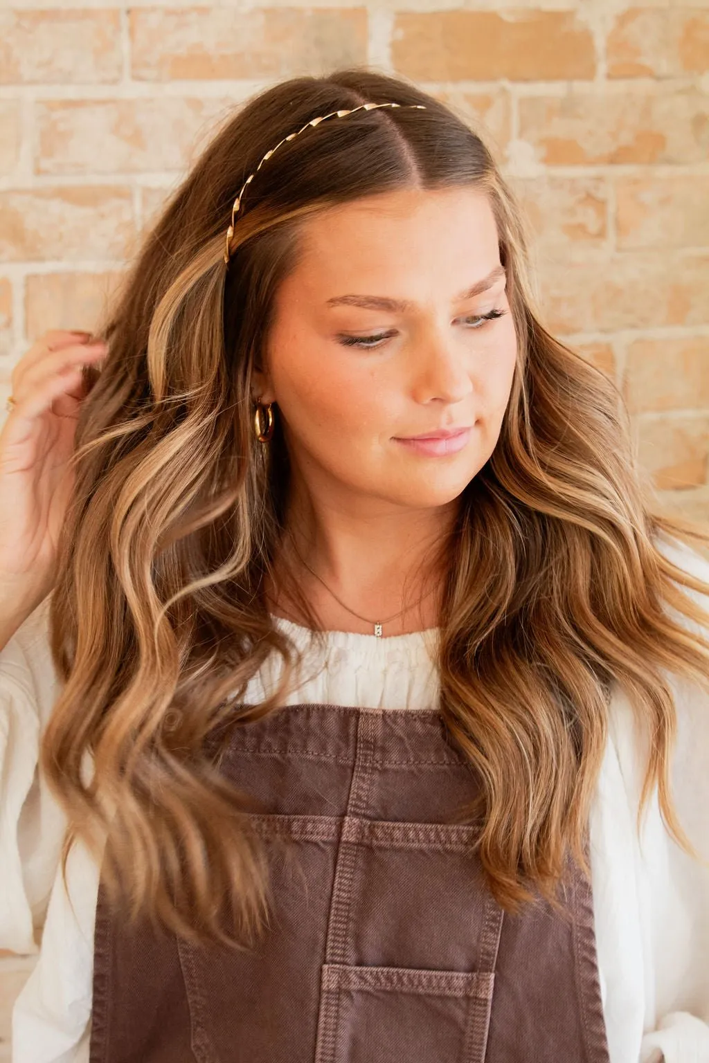 Twisted Gold Headband Andi