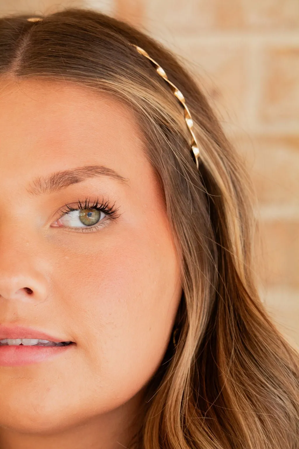 Twisted Gold Headband Andi
