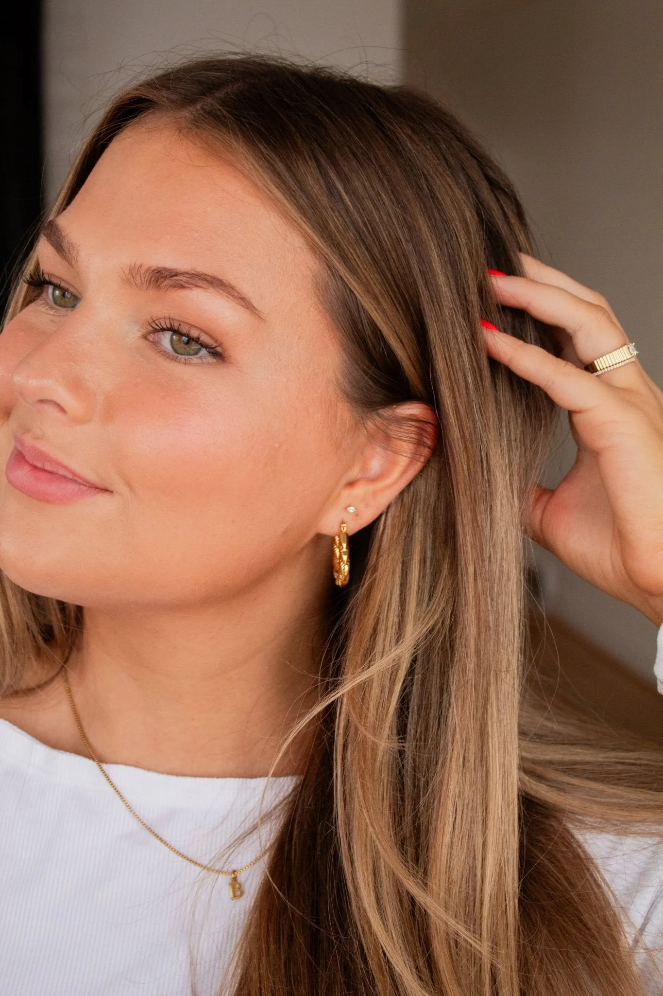 Twisted Hoop Earrings Andi