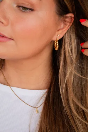 Twisted Hoop Earrings Andi