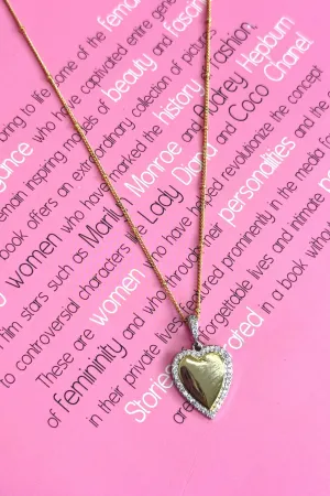 Two Tone Heart Beaded Necklace