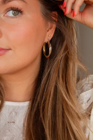 Two Tone Hoops Andi