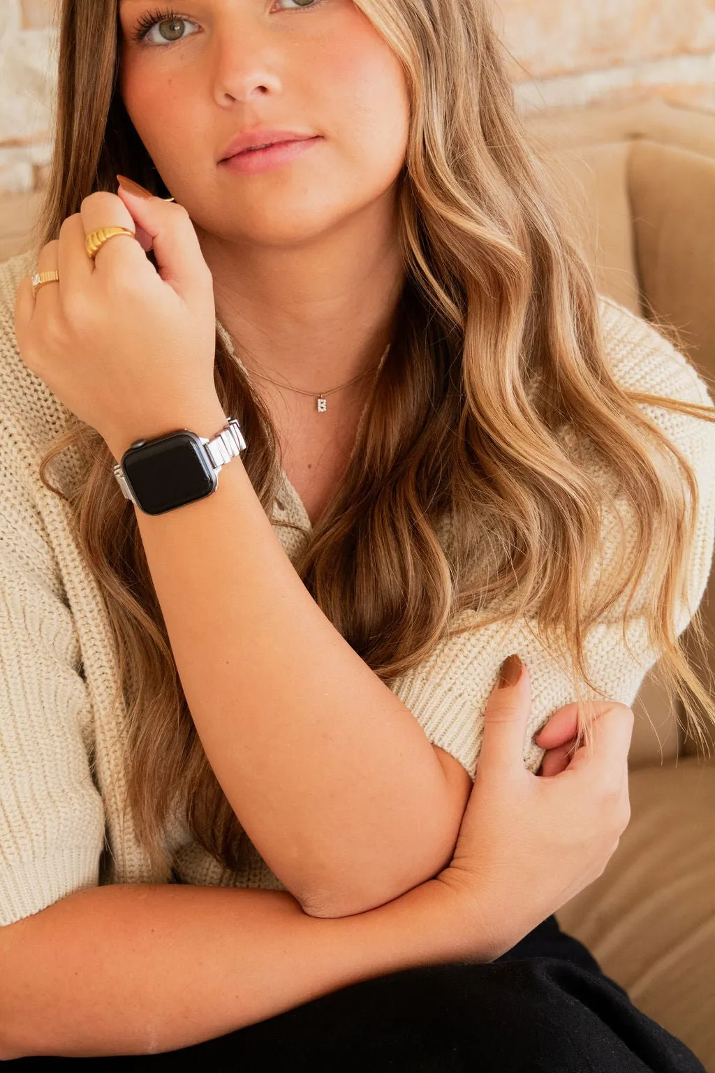 Uneven Segmented Apple Watch Band Andi