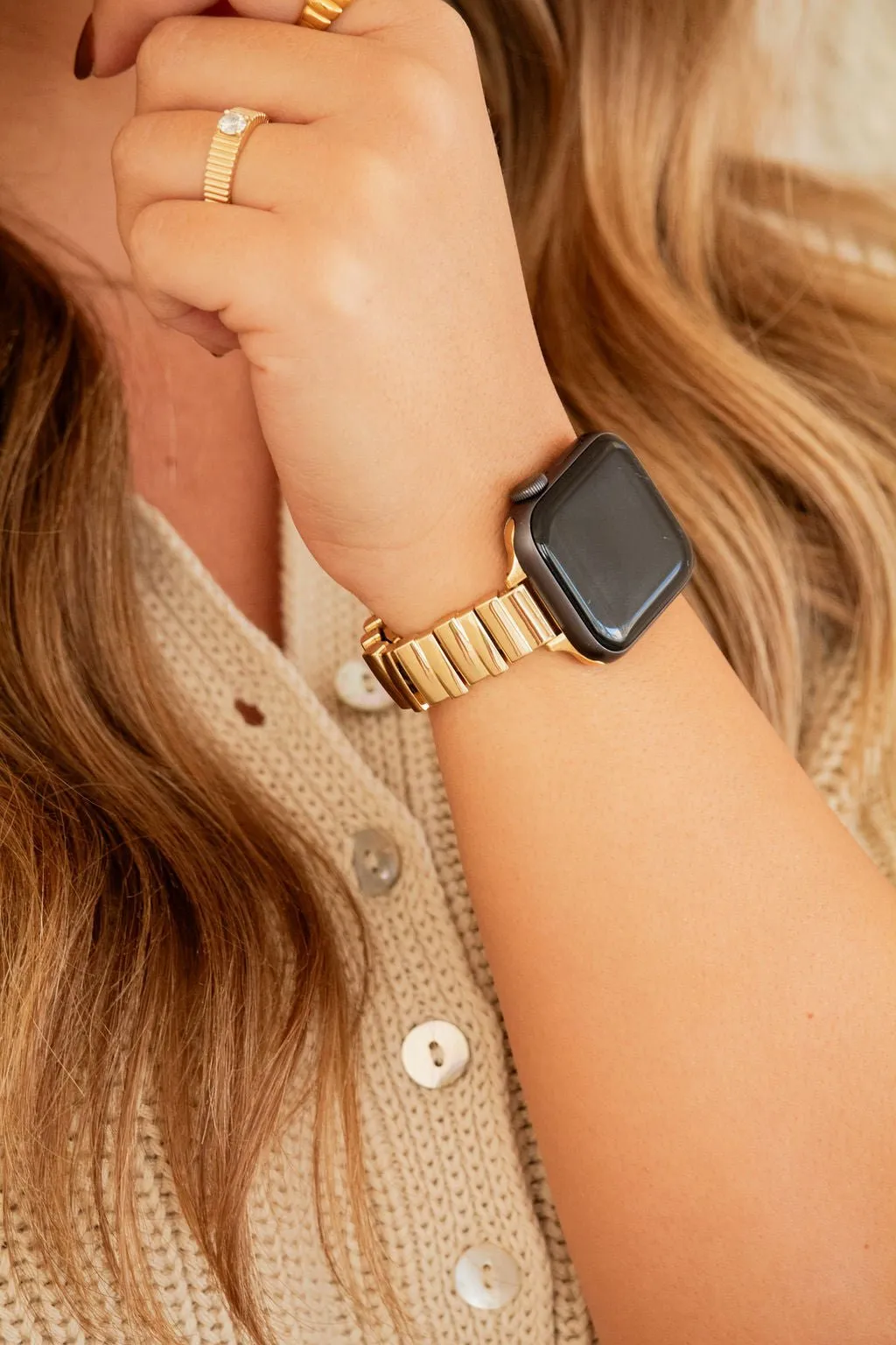 Uneven Segmented Apple Watch Band Andi