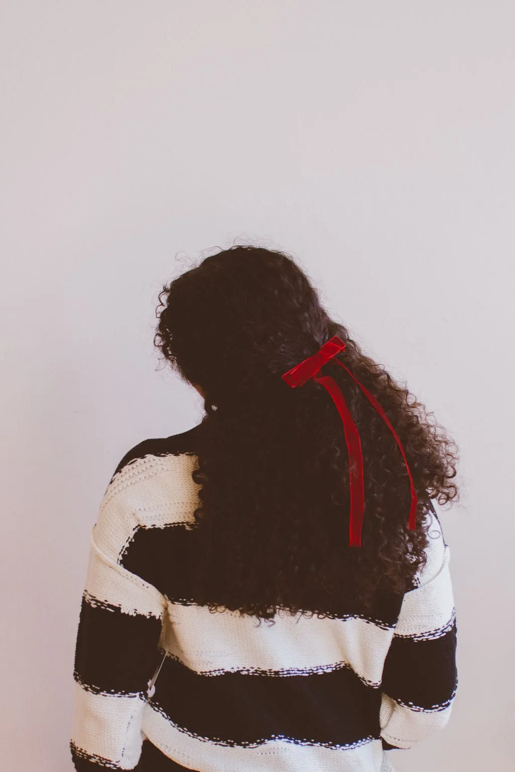 Velvet Double Bow Barrette Andi