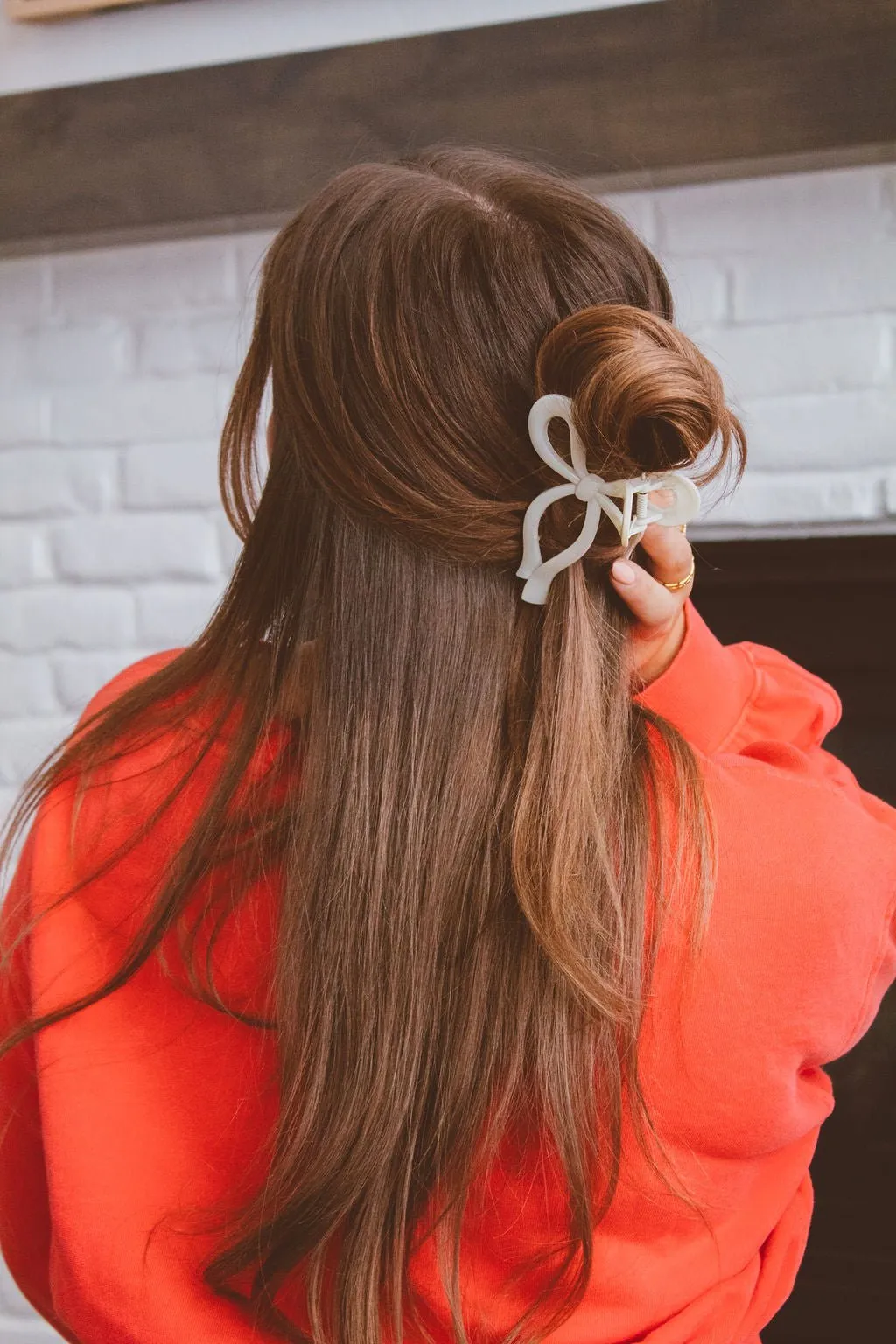 Vintage Bow Claw Clip Andi