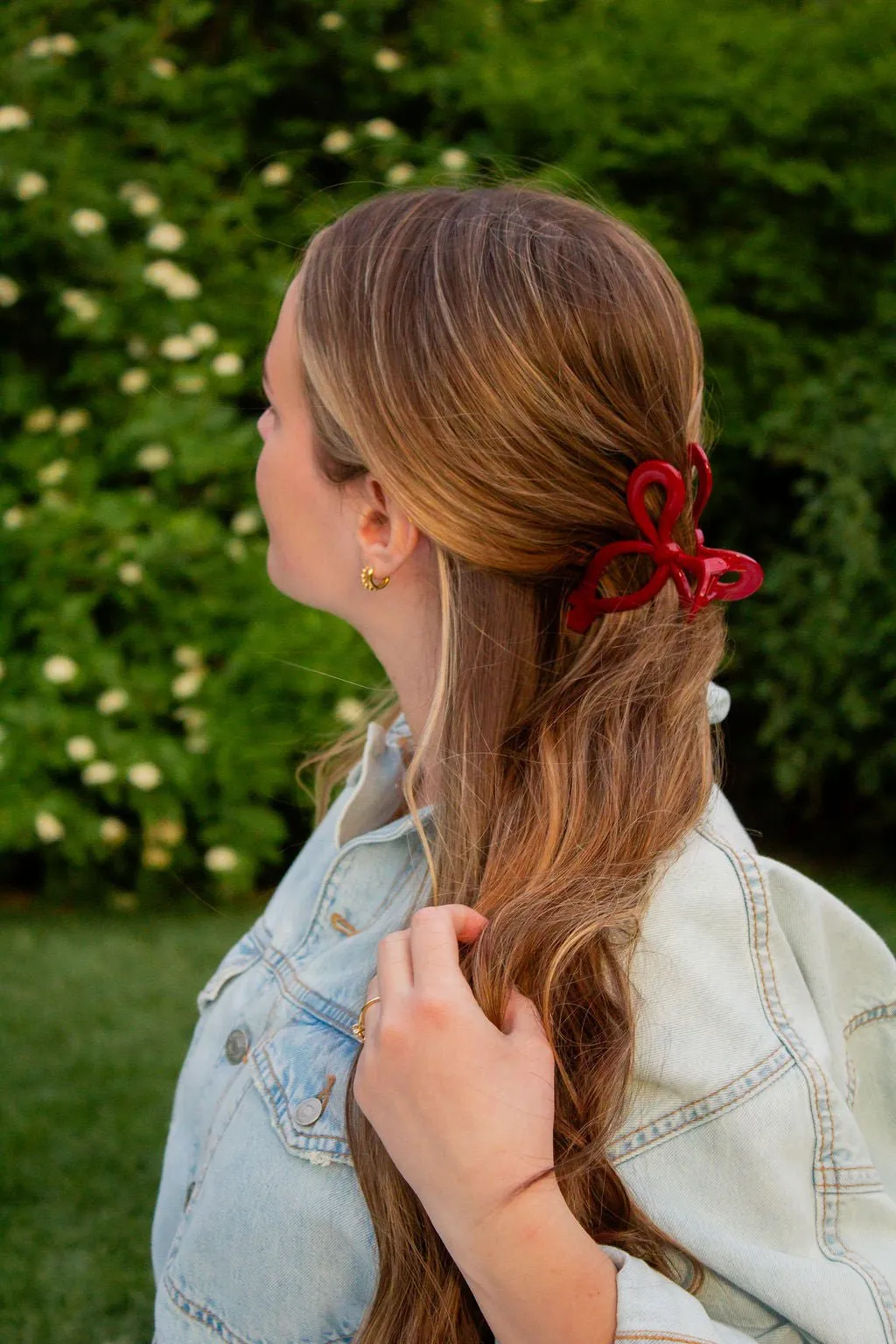 Vintage Bow Claw Clip Andi