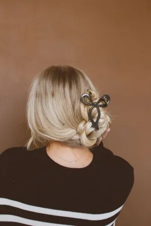 Vintage Bow Claw Clip Andi