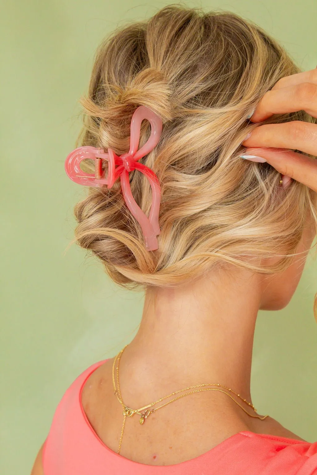Vintage Bow Claw Clip Andi