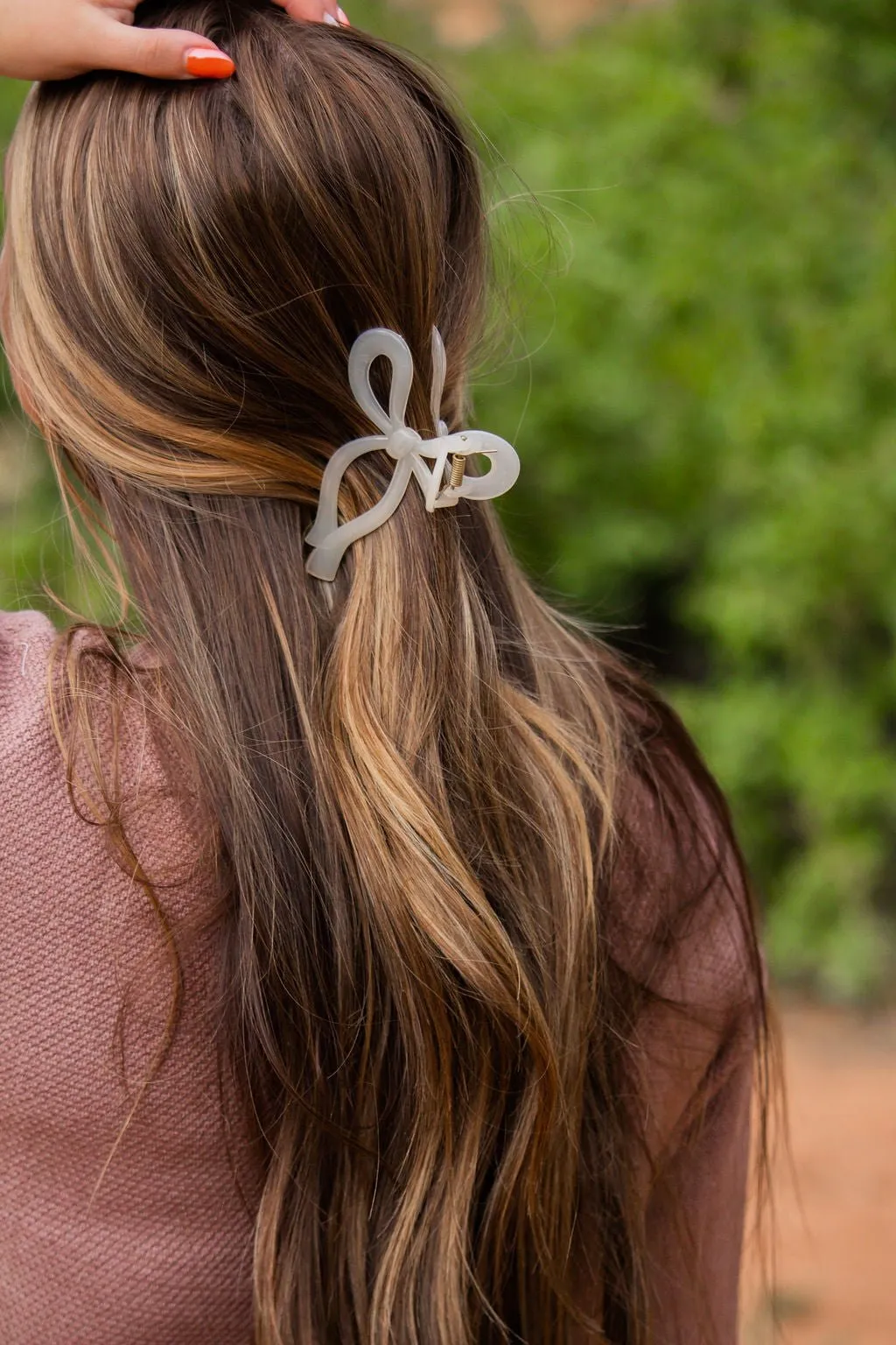 Vintage Bow Claw Clip Andi