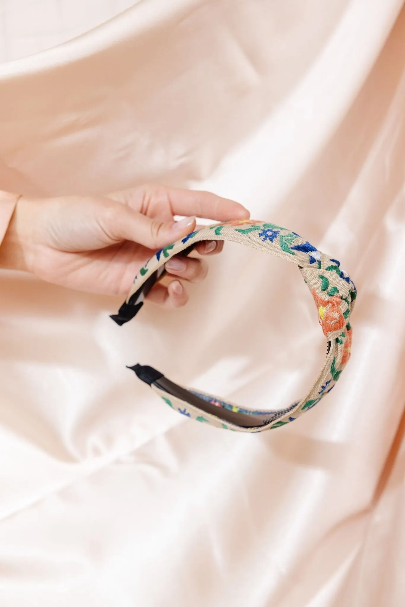 Vintage Floral Hard Headband Andi