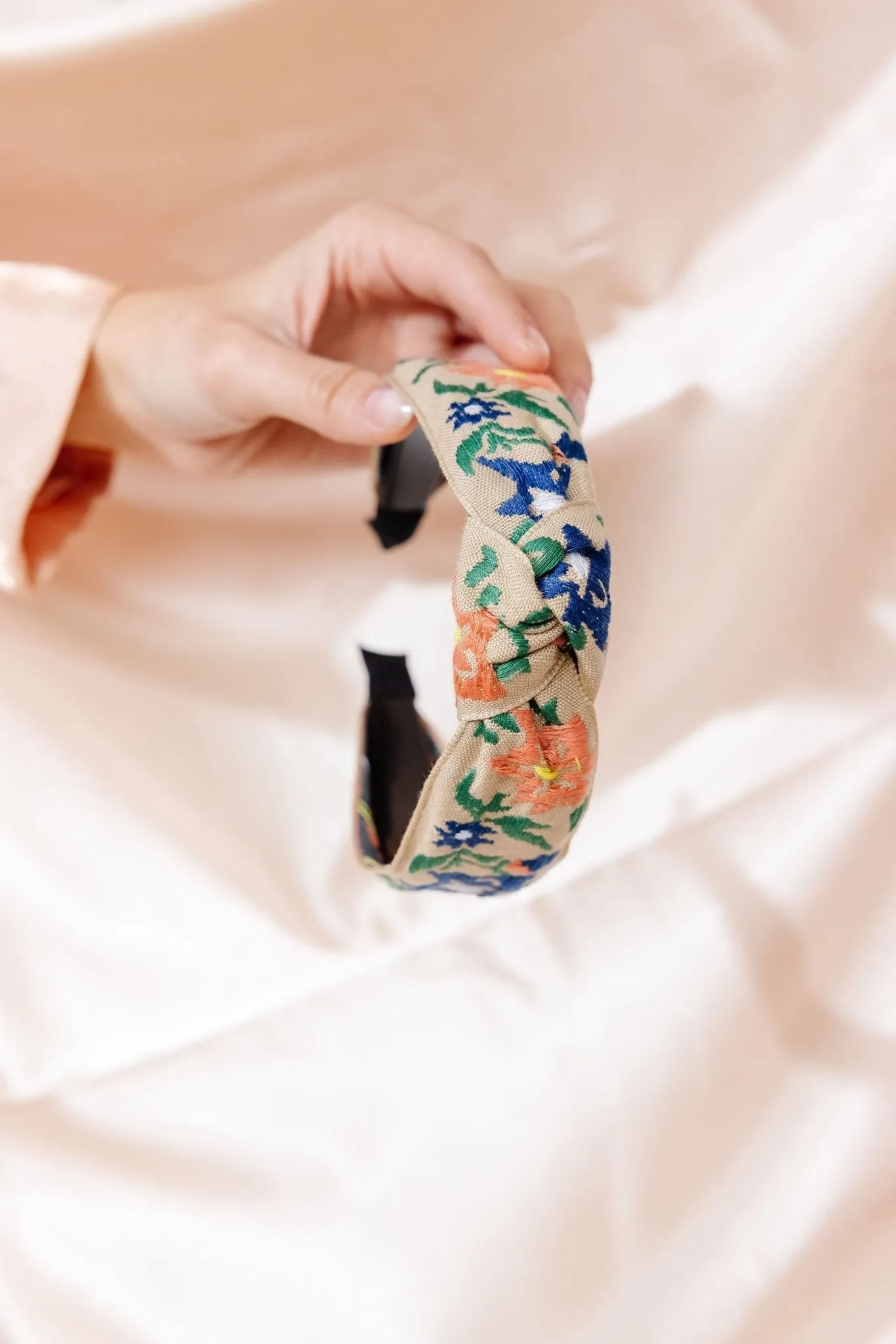Vintage Floral Hard Headband Andi
