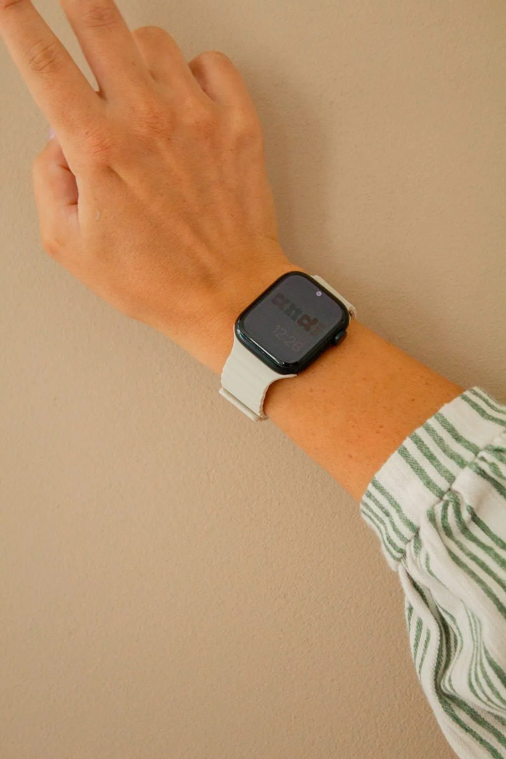 Warm White Magnetic Loop Watch Band Andi