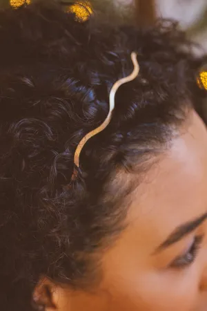 Waves of Gold Hard Headband Andi