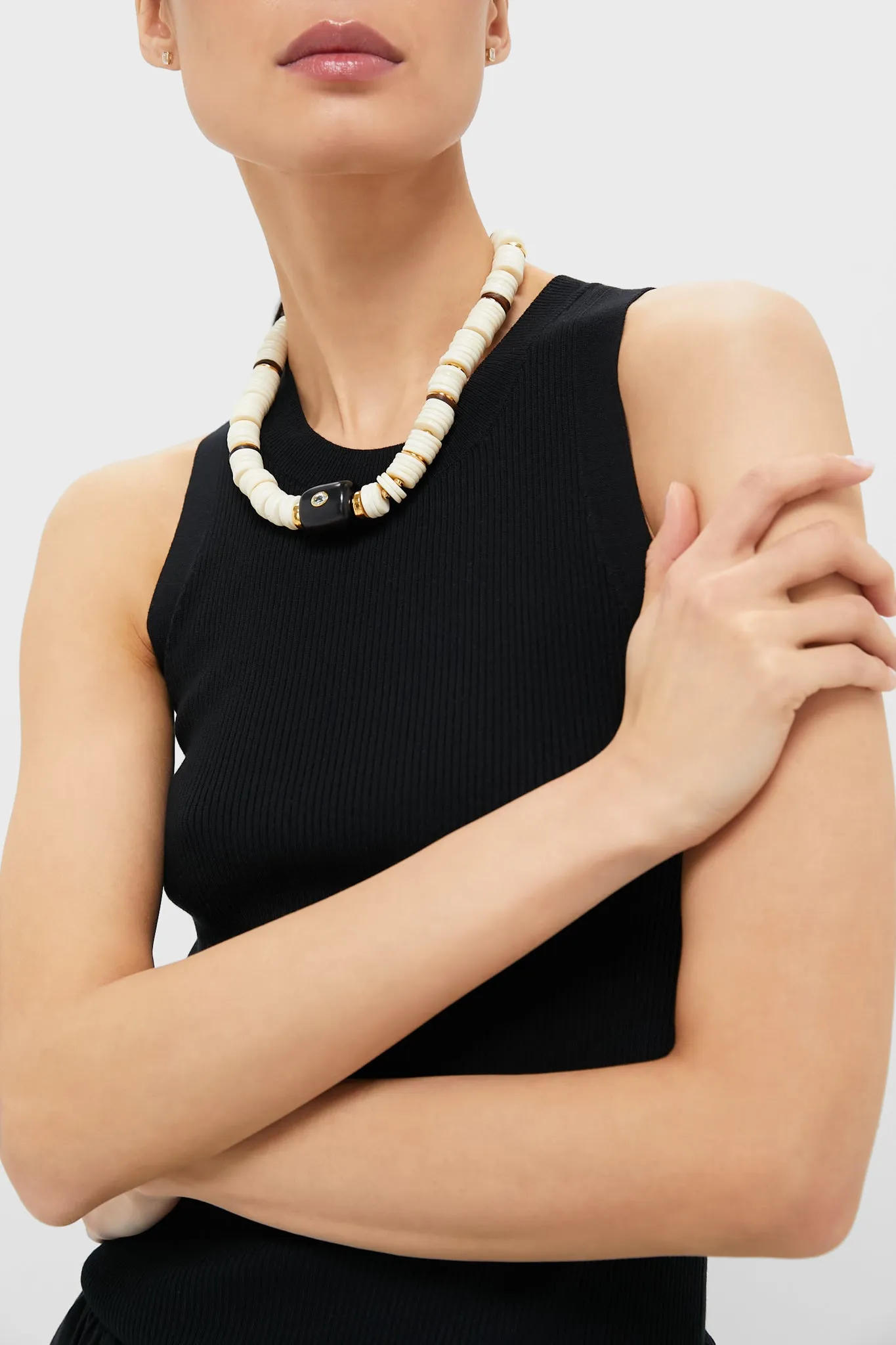 White New Moon Collar