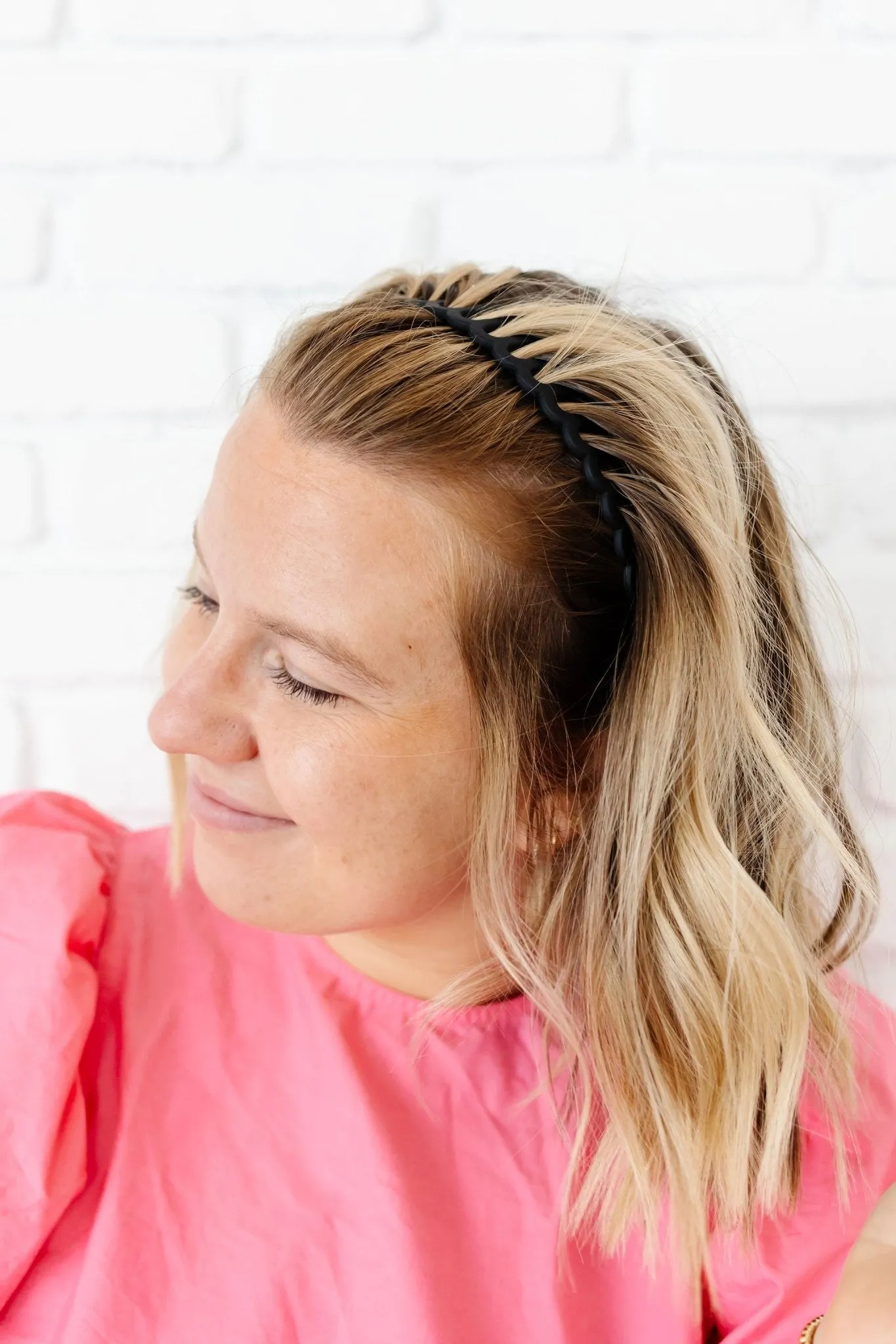 Wide Tooth Hard Headband Andi